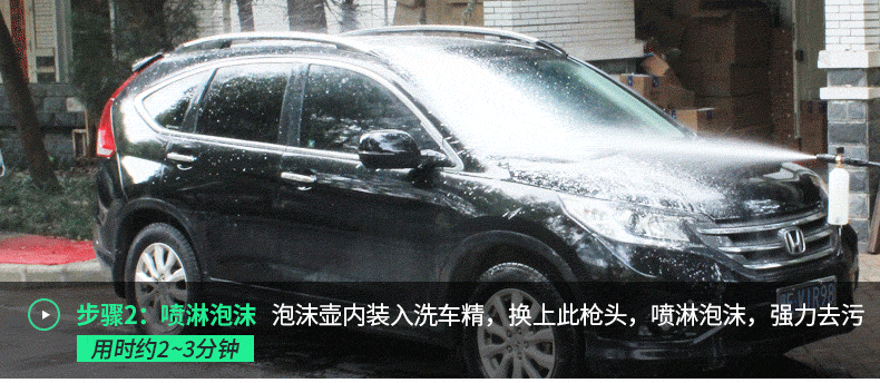 家用洗車機洗車流程
