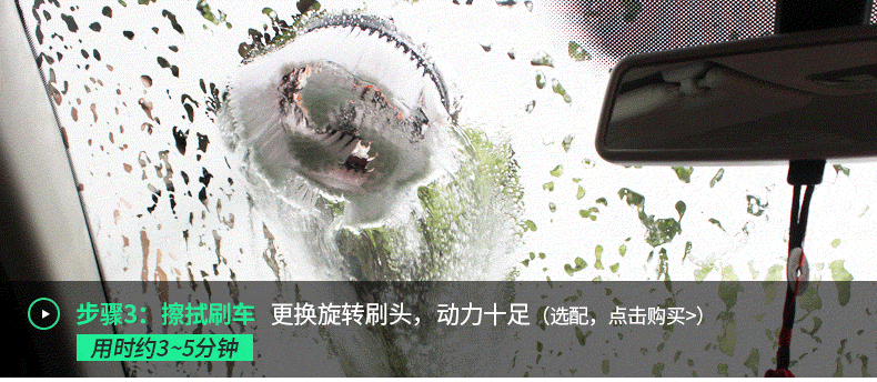 家用洗車機洗車流程