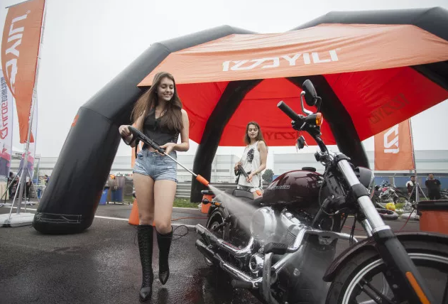 億力洗車機(jī)成都哈雷活動