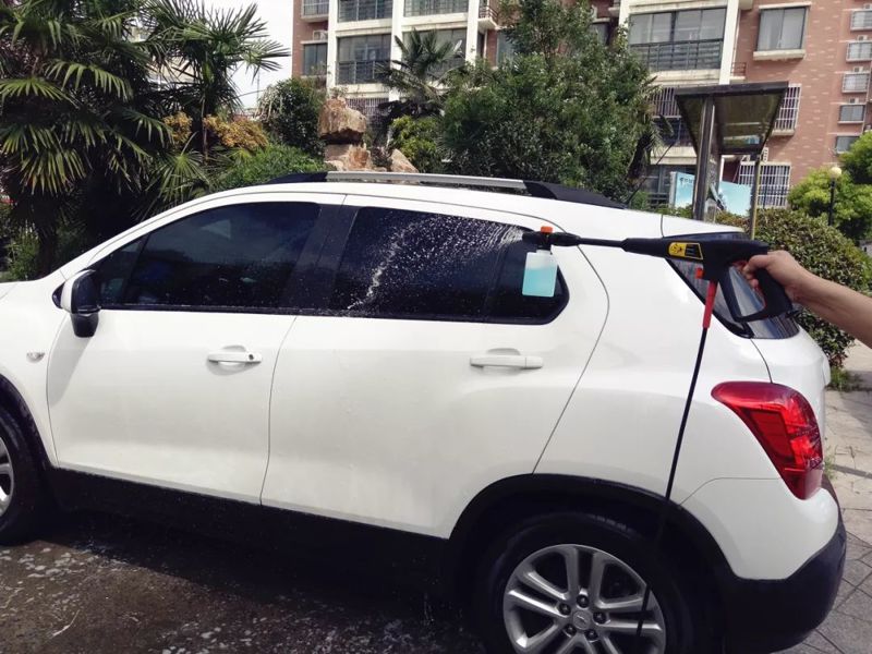 億力高壓洗車機(jī)YLQ4630C-120C洗車過程