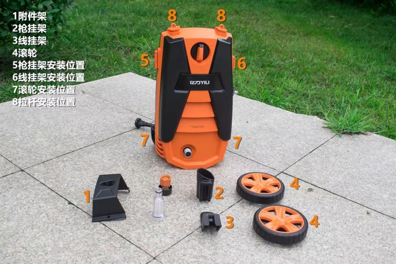 億力高壓洗車機(jī)YLQ4630C-120C主機(jī)組成部分