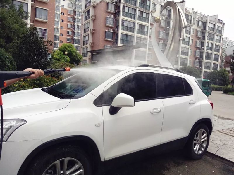 億力高壓洗車機(jī)YLQ4630C-120C洗車過程